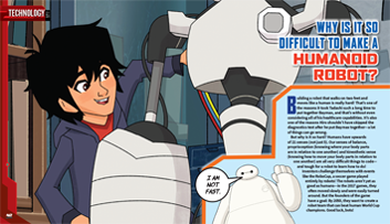 Big Hero 6 Super-Brain Science Book of Why first interior sample spread