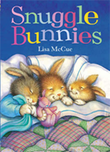 Snuggle Bunnies new font treatment for board book cover